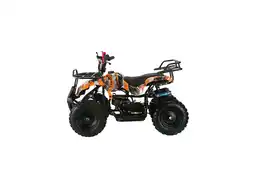 Walmart Chepei 49cc Kids Gas Mini ATV with 2-Stroke Disc Brakes 6 Tires Orange offer