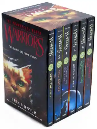 Walmart Erin Hunter: Warriors Box Set: Volumes 1 To 6: The Complete First Series (Paperback) offer