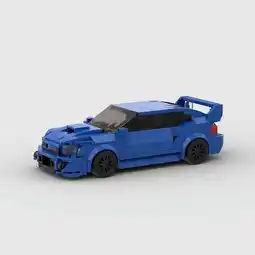 Walmart BeeEtMoc Speed Champions Subaru WRX STi Rally Racing Sports Car Block Building Set for Boys offer