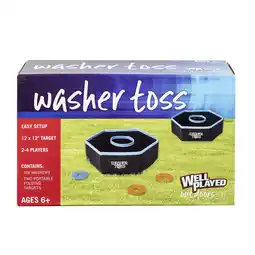 Walmart Gener8 Multi-Color Washer Target Toss Game, 8 Pieces - Ages 6 Years and up offer