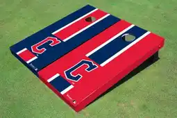 Walmart Cleveland Guardians C Alternating Long Stripe Cornhole Boards offer