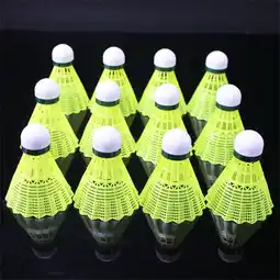 Walmart 12Pcs Plastic Shuttlecocks,Green Badminton Sets for Backyards,Indoor,Outdoor,Sports Activities offer