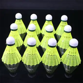 Walmart 12Pcs Plastic Shuttlecocks,Green Badminton Sets for Backyards,Indoor,Outdoor,Sports Activities offer