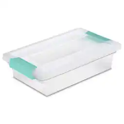 Walmart Sterilite Small Clip Box Clear Storage Tote Container w/ Lid, 30 Pack offer