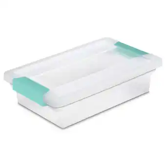 Walmart Sterilite Small Clip Box Clear Storage Tote Container w/ Lid, 30 Pack offer