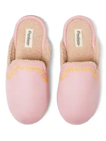 Walmart Dearfoams Cozy Comfort Women's Indoor Outdoor Embroidered Clog Slippers offer