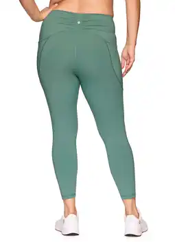 Walmart RBX Active Women's Plus Size High Rise Ruched Back Squat Proof Leggings offer