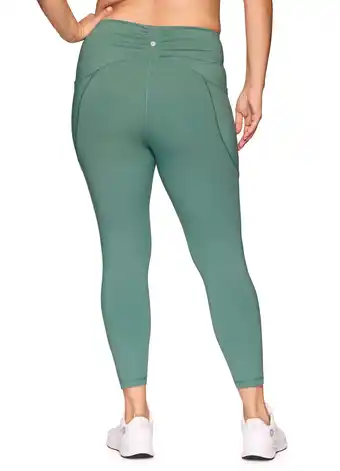 Walmart RBX Active Women's Plus Size High Rise Ruched Back Squat Proof Leggings offer