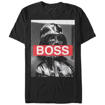 Walmart Men's Star Wars Darth Vader Total Boss Graphic Tee Black Medium offer