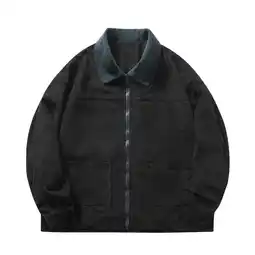 Walmart DAETIROS Mens Shirt Jackets, Lightweight Lapel Classic Mens Jackets on Clearance Sale Black offer