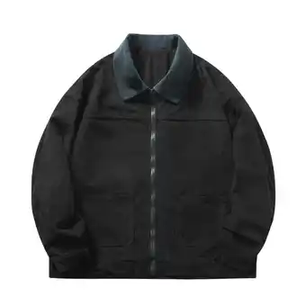 Walmart DAETIROS Mens Shirt Jackets, Lightweight Lapel Classic Mens Jackets on Clearance Sale Black offer