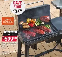 Ace Hardware Traeger Woodridge WiFi Wood Pellet Grill offer