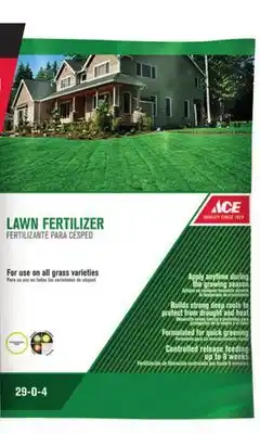 Ace Hardware Ace Lawn Fertilizer offer