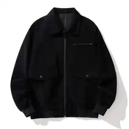 Walmart DAETIROS Mens Shirt Jackets, Lapel Classic Lightweight Mens Jackets on Clearance Sale Black offer