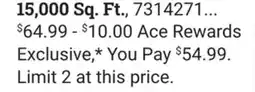 Ace Hardware Scotts Turf Builder Lawn Food 15,000 Sq. Ft offer