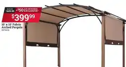 Ace Hardware 10' x 10' Fabric Arched Pergola offer