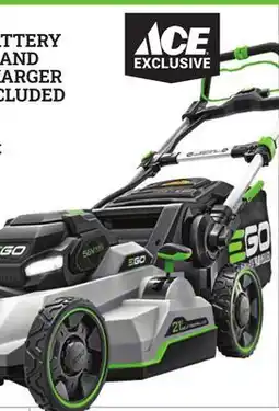Ace Hardware EGO POWER + 56V Select Cut XP Touch Drive Self-Propelled Mower Kit offer