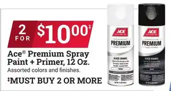 Ace Hardware Ace Premium Spray Paint + Primer, 12 Oz offer