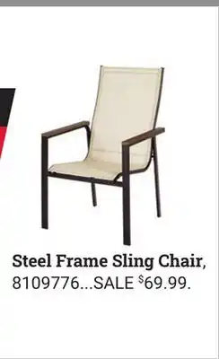 Ace Hardware Living Accents Steel Frame Sling Chair offer