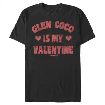 Walmart Men's Mean Girls Distressed Glen Coco Is My Valentine Graphic Tee Black X Large offer