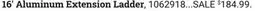 Ace Hardware Werner 16' Aluminum Extension Ladder offer