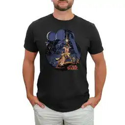 Walmart Men's Star Wars Vintage Art Graphic Tee Black 2X Large offer