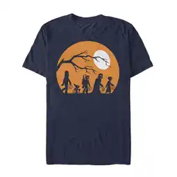 Walmart Men's Star Wars Halloween Characters Trick or Treat Graphic Tee Navy Blue X Large offer