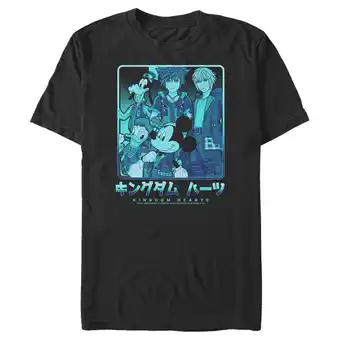 Walmart Men's Kingdom Hearts Keyblade Crew Group Shot Tee Color: Black Size: XXL offer