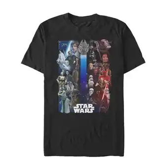Walmart Men's Star Wars Epic Showdown Poster Graphic Tee Black 3X Large offer