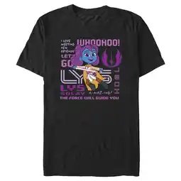 Walmart Men's Star Wars: Young Jedi Adventures Lys Solay Phrases Graphic Tee Black Medium offer