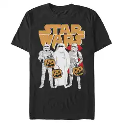 Walmart Men's Star Wars Trio Costumes Halloween Logo Tee Color: Black Size: M offer