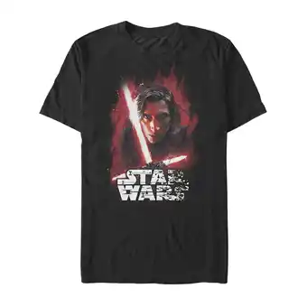 Walmart Men's Star Wars The Last Jedi Kylo Enemy Graphic Tee Black 4X Large offer