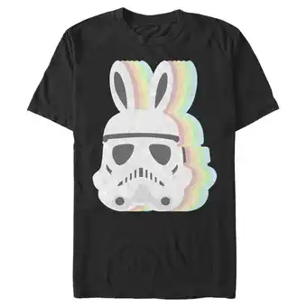 Walmart Men's Star Wars Easter Stormtrooper Pastel Easter Ears Graphic Tee Black X Large offer