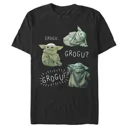 Walmart Men's Star Wars: The Mandalorian The Child Grogu Graphic Tee Black 3X Large offer
