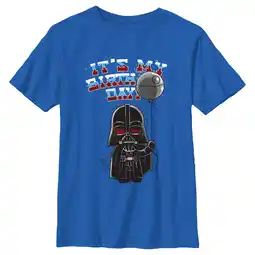 Walmart Boy's Star Wars Darth Vader It's My Birthday Graphic T-Shirt offer