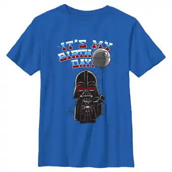 Walmart Boy's Star Wars Darth Vader It's My Birthday Graphic T-Shirt offer