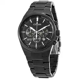 Walmart Citizen Chronograph Quartz Black Dial Men's Watch AN8175-55E offer