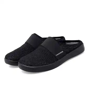 Walmart Tawop Slip On Shoes Women Casual Sneaker Breathable Mesh Black Size 5.5 offer