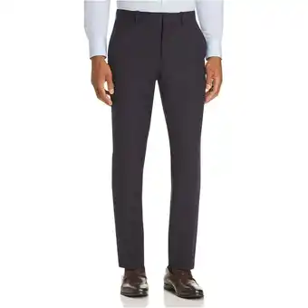 Walmart Theory Mens Tonal Dress Pants Slacks, Blue, 38W x 34L offer