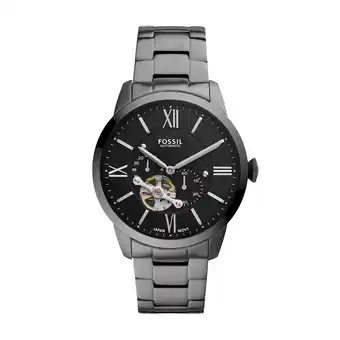 Walmart Fossil Men's Townsman Automatic, Smoke Stainless Steel Watch offer