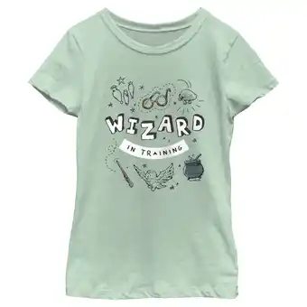 Walmart Girl's Harry Potter Wizard Training Graphic Tee Mint X Small offer