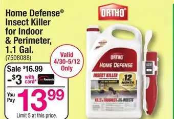 Ace Hardware Home Defense Insect Killer for Indoor & Perimeter, 1.1 Gal offer