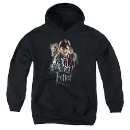 Walmart Trevco Sportswear Harry Potter Deathly Hollows Cast Youth Hooded Sweatshirt, Black - Large offer