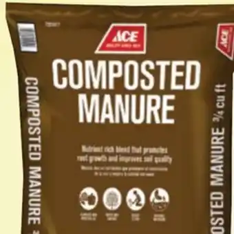 Ace Hardware Composted Manure, 3/4 Cu. Ft offer