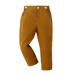 Walmart Hurxie Deals Boys' School Uniform Pants Solid Color Stretch Slim Flat Front Kids Slacks 3 Years offer