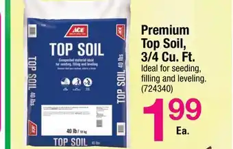 Ace Hardware Premium Top Soil, 3/4 Cu. Ft offer