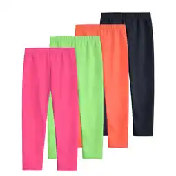 Walmart Hurxie Deals 4PC Kids Leggings for Girls Leggings Softness 9 Years offer