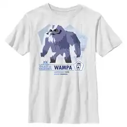 Walmart Boy's Star Wars: Galaxy of Creatures Wampa Species Graphic Tee White Medium offer