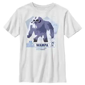 Walmart Boy's Star Wars: Galaxy of Creatures Wampa Species Graphic Tee White Medium offer