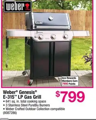 Ace Hardware Weber Genesis E-315 LP Gas Grill offer